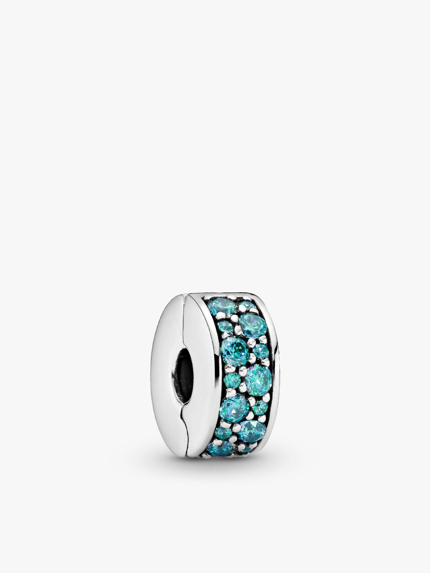 Teal Pavé Clip