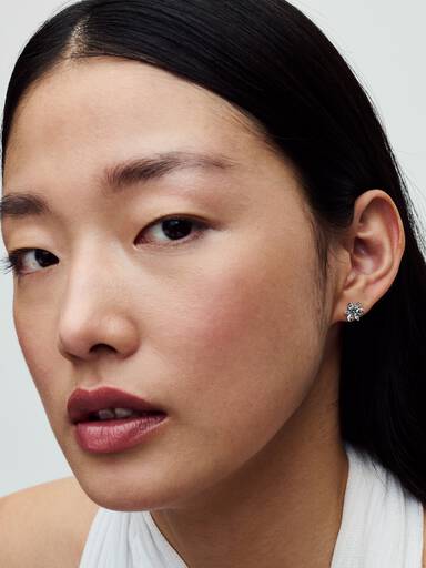Sparkling Herbarium Cluster Stud Earrings