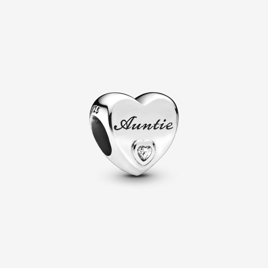 Auntie's Love Heart Charm image number 0