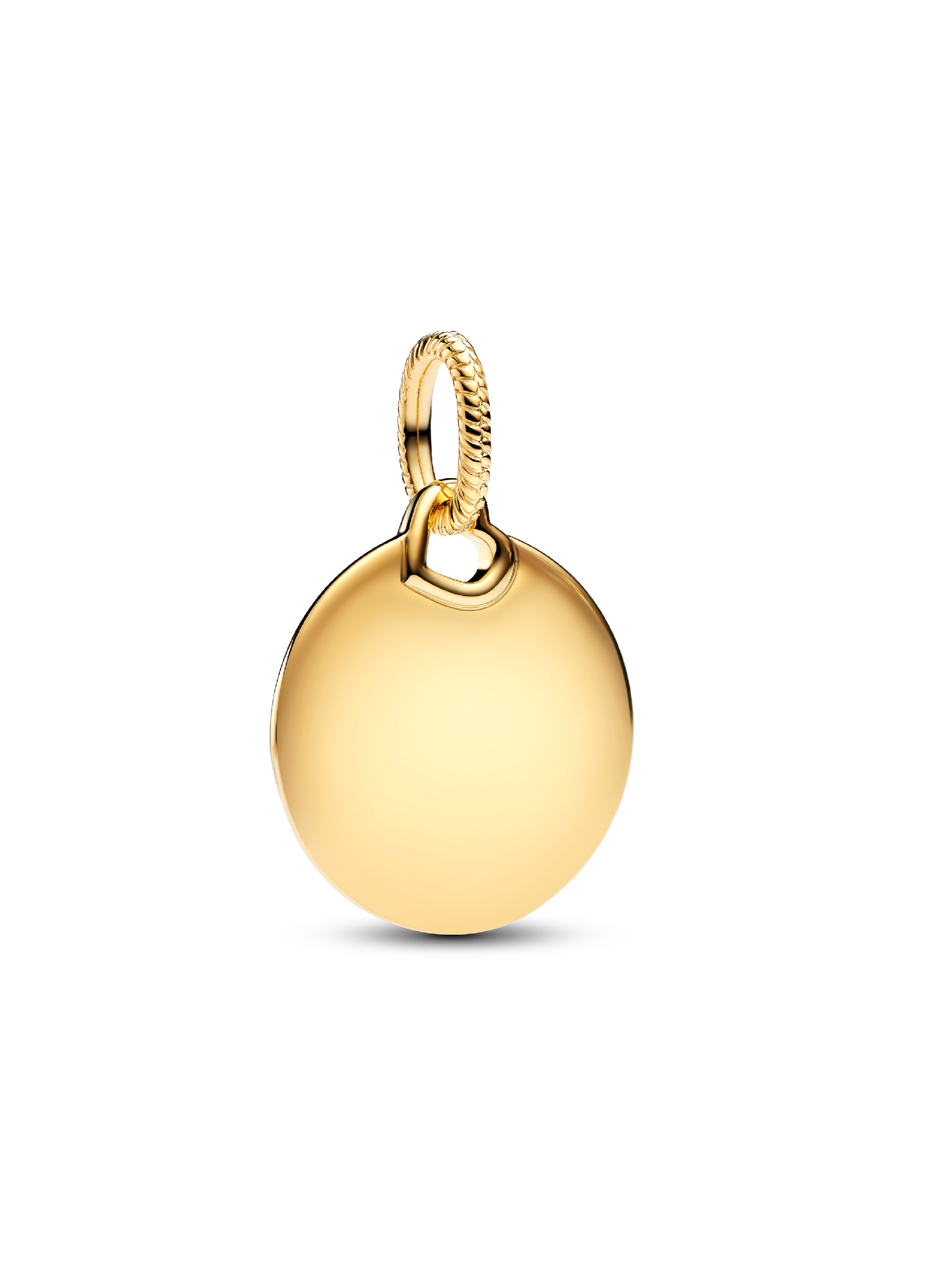 Engravable Round Tag Pendant