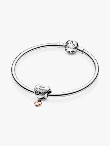 Love You Mum Heart Charm