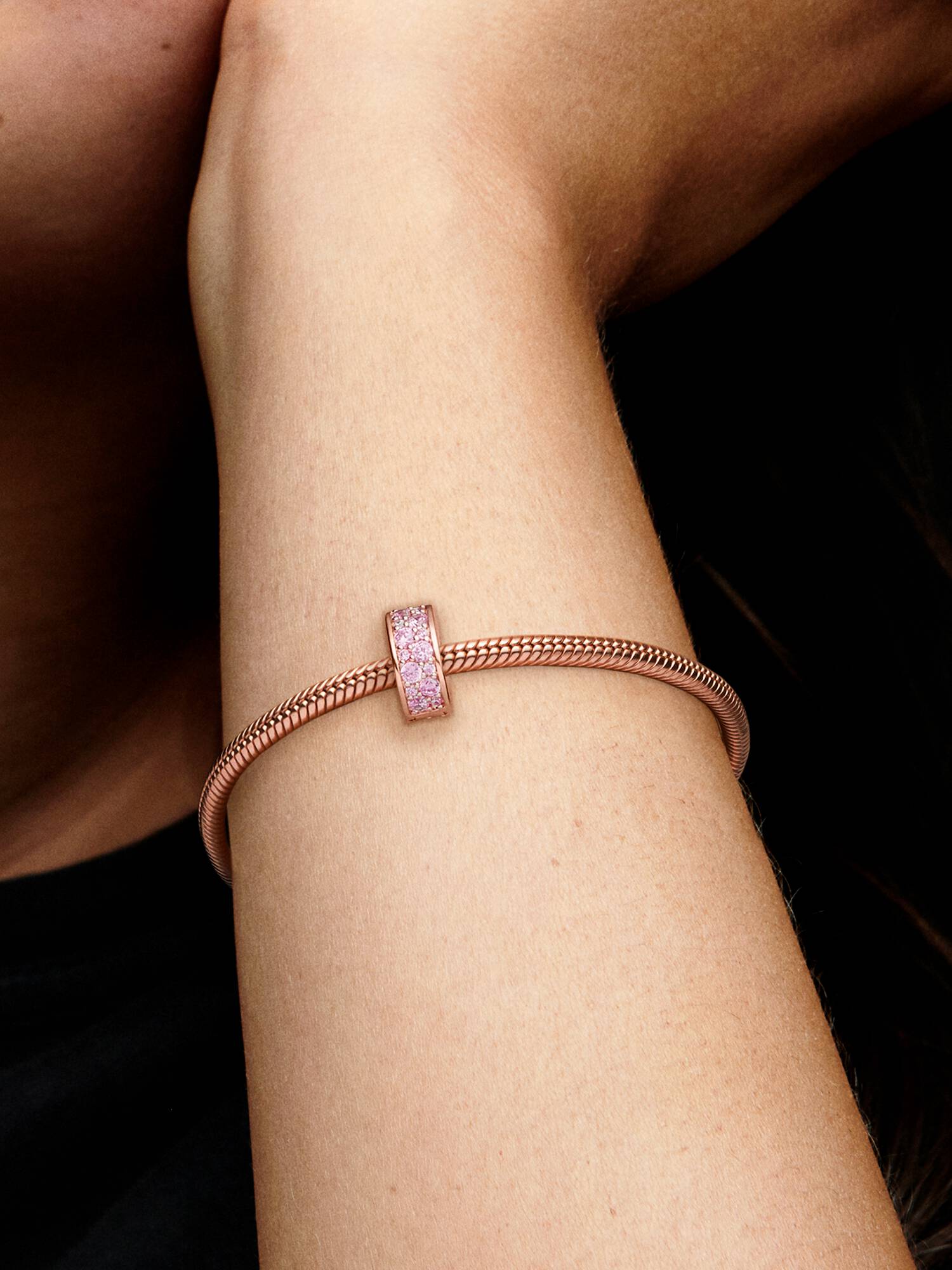 Pink Pavé Clip