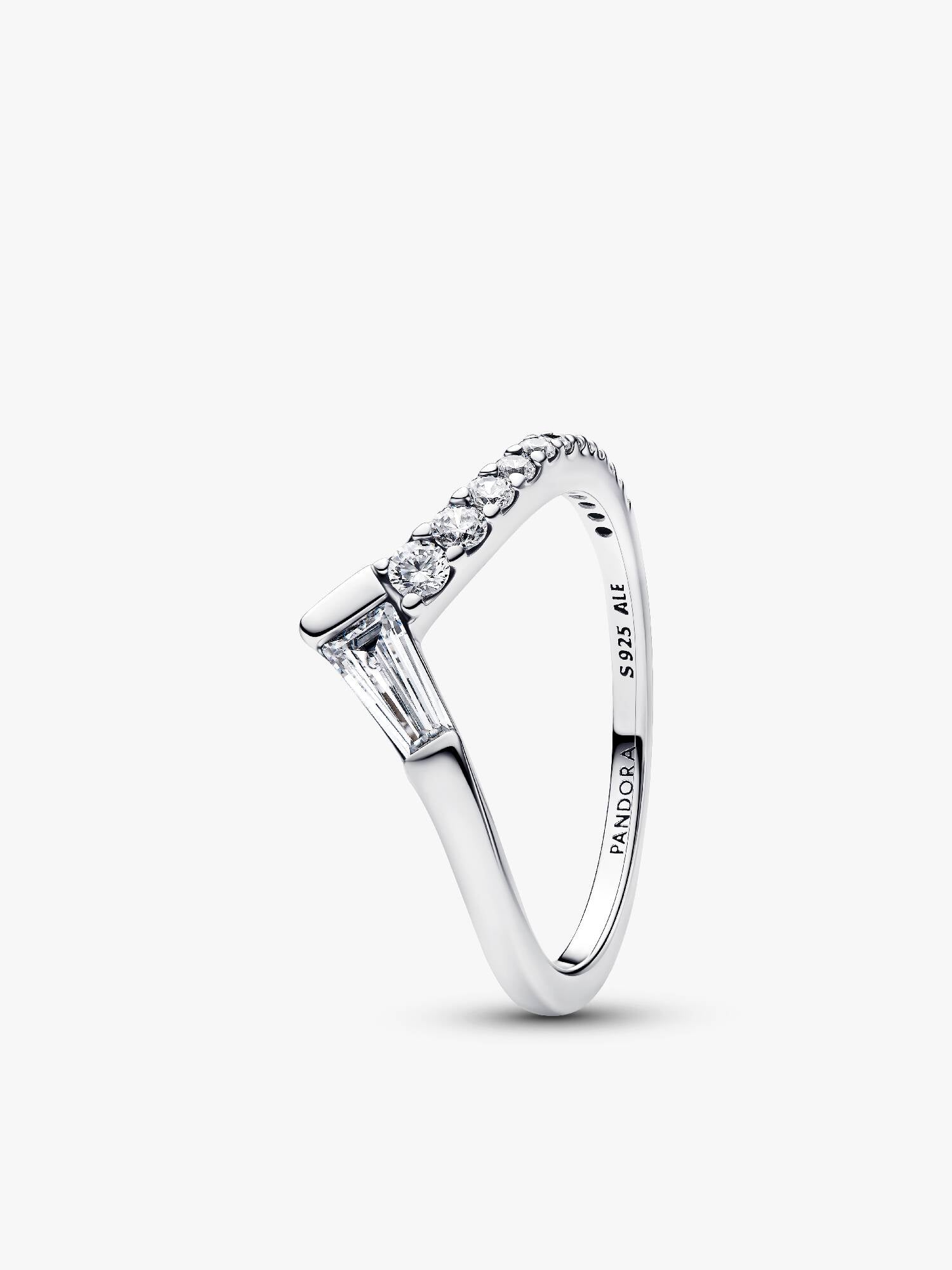 Tiara Baguette Pavé Band Ring