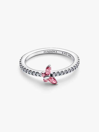 Sparkling Butterfly Ring