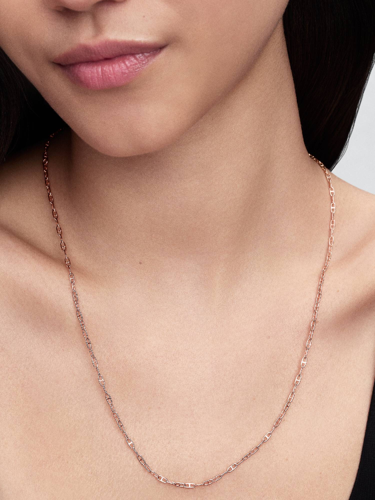 14k rose gold-plated necklace