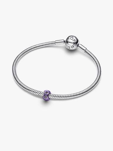 Purple Infinity Mini Charm