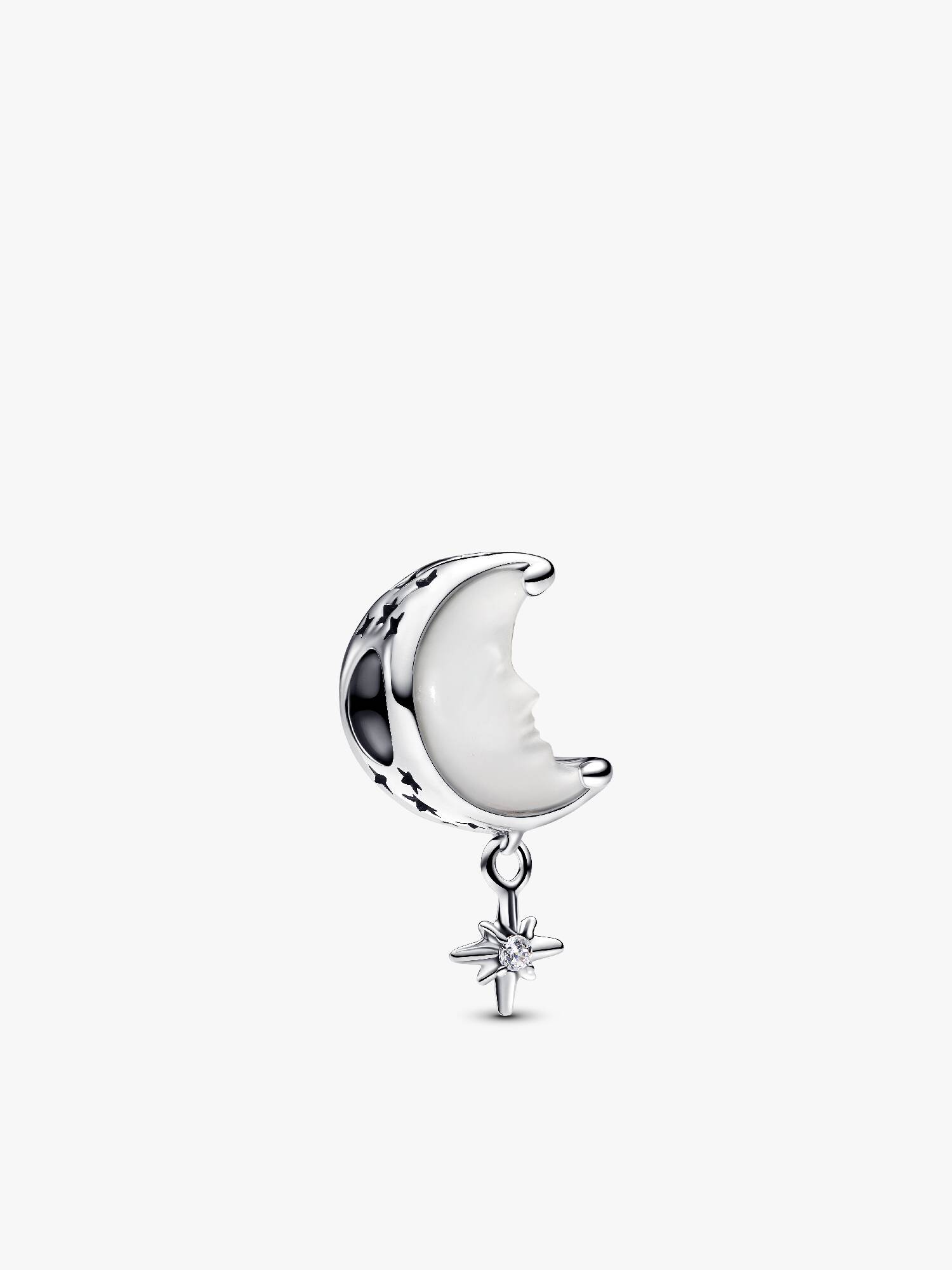 Moon & North Star Charm