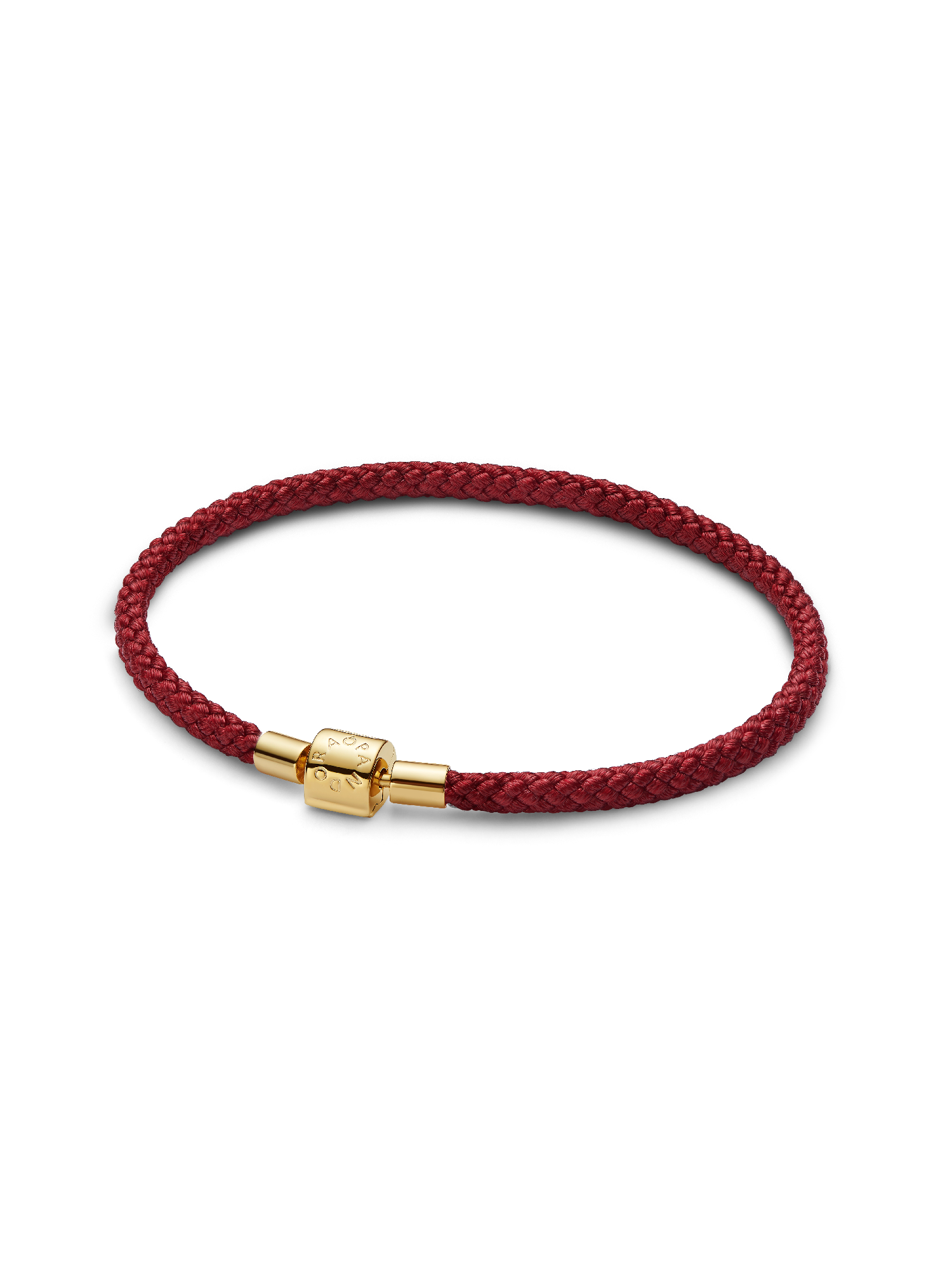 Shimmering Red Cord Bracelet