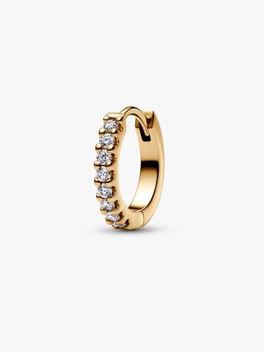 Pandora Era Lab-Grown Diamond Pavé Single Hoop Earring
