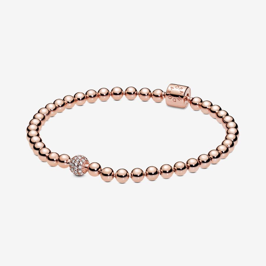 Beads & Pavé Bracelet image number 0
