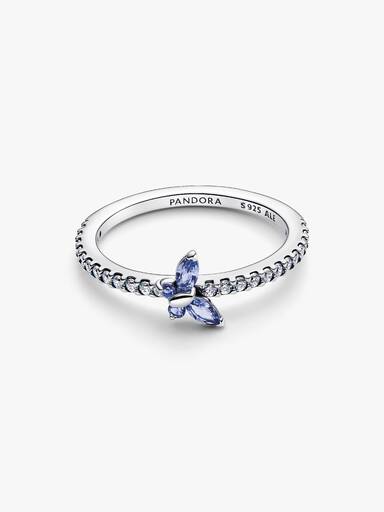 Sparkling Butterfly Ring
