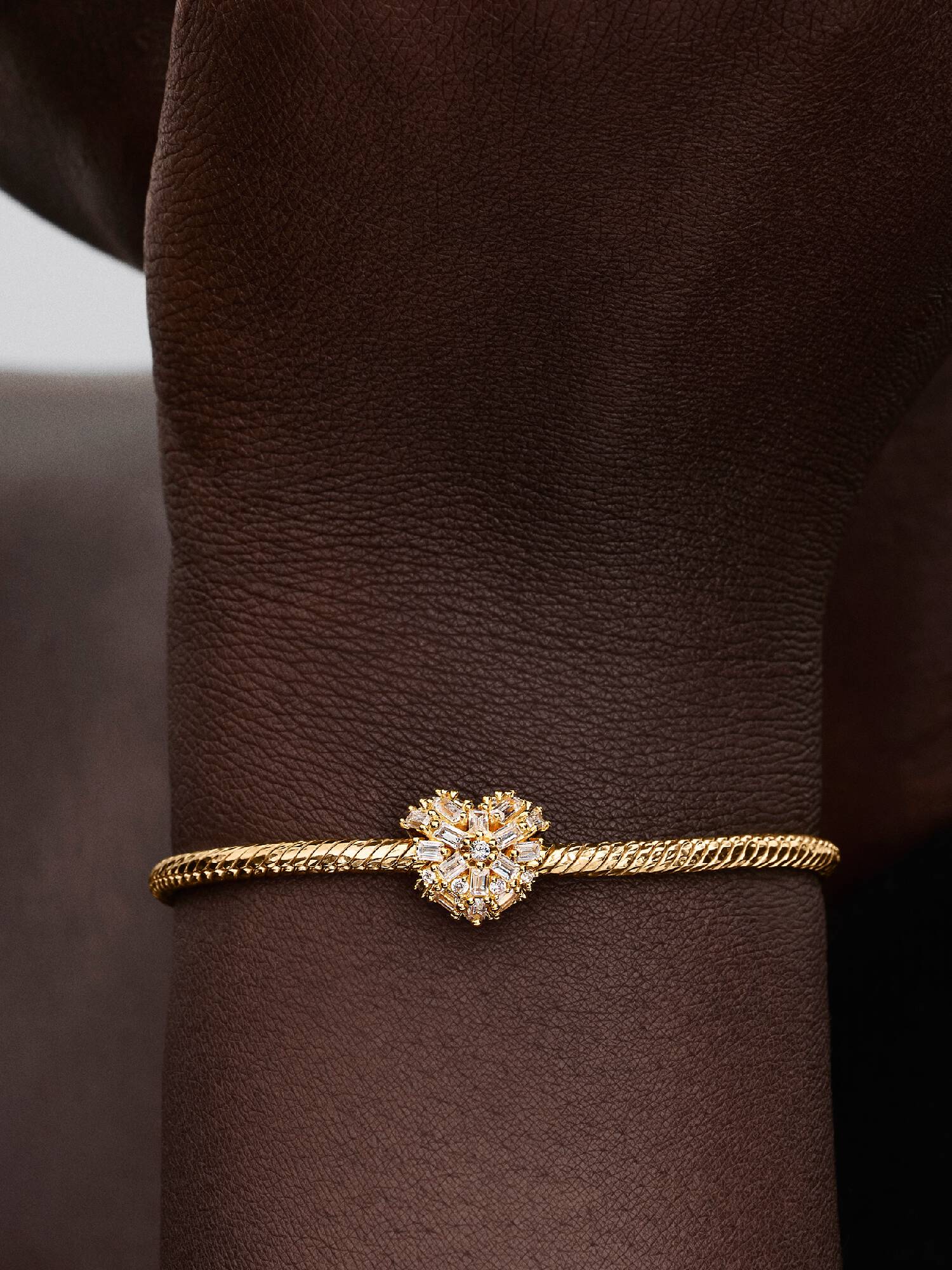Sparkling Heart Charm