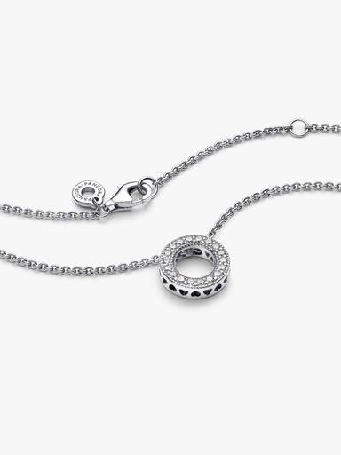 Pavé Circle Collier Necklace