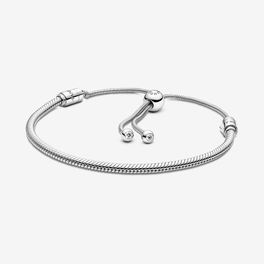 Pandora Moments Snake Chain Slider Bracelet image number 0