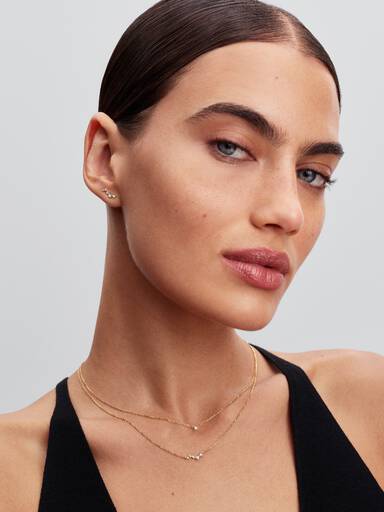 Pandora Era Lab-Grown Diamond Droplet Stud Earrings