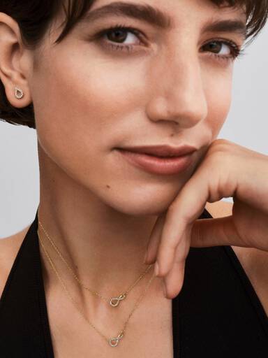 Pandora Infinite Lab-grown Diamond Pavé Pendant Necklace