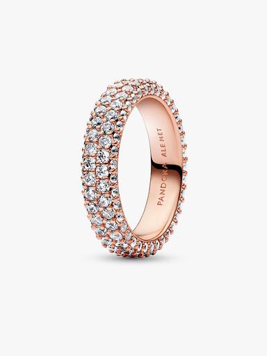 Pandora Timeless Pavé Double-row Ring