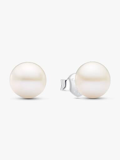 Treated Freshwater Cultured Pearl 7mm Stud Earrings
