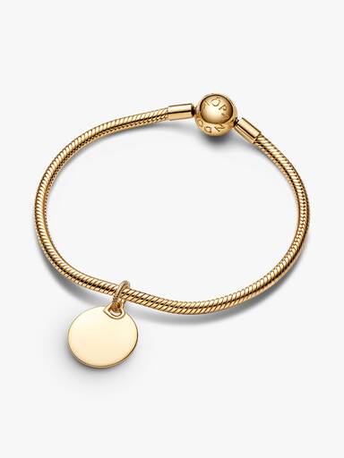 Engravable Round Tag Dangle Charm