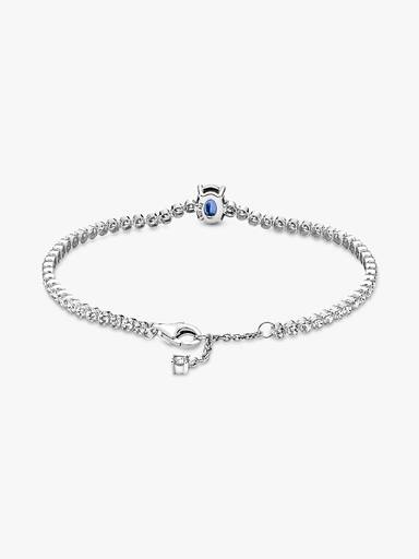 Sparkling Two-Tone Tennis Bracelet