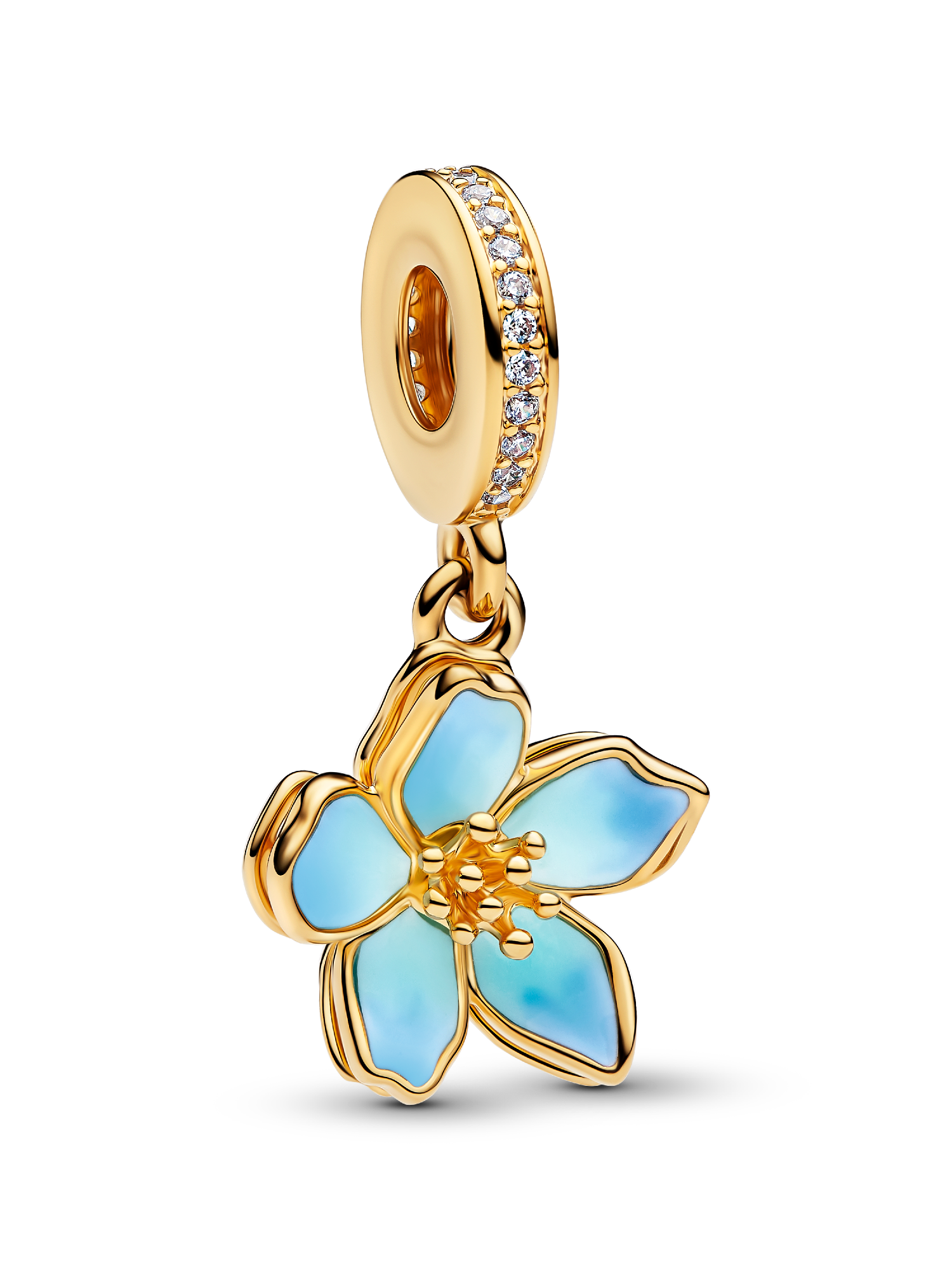 Blue Blossom Dangle Charm