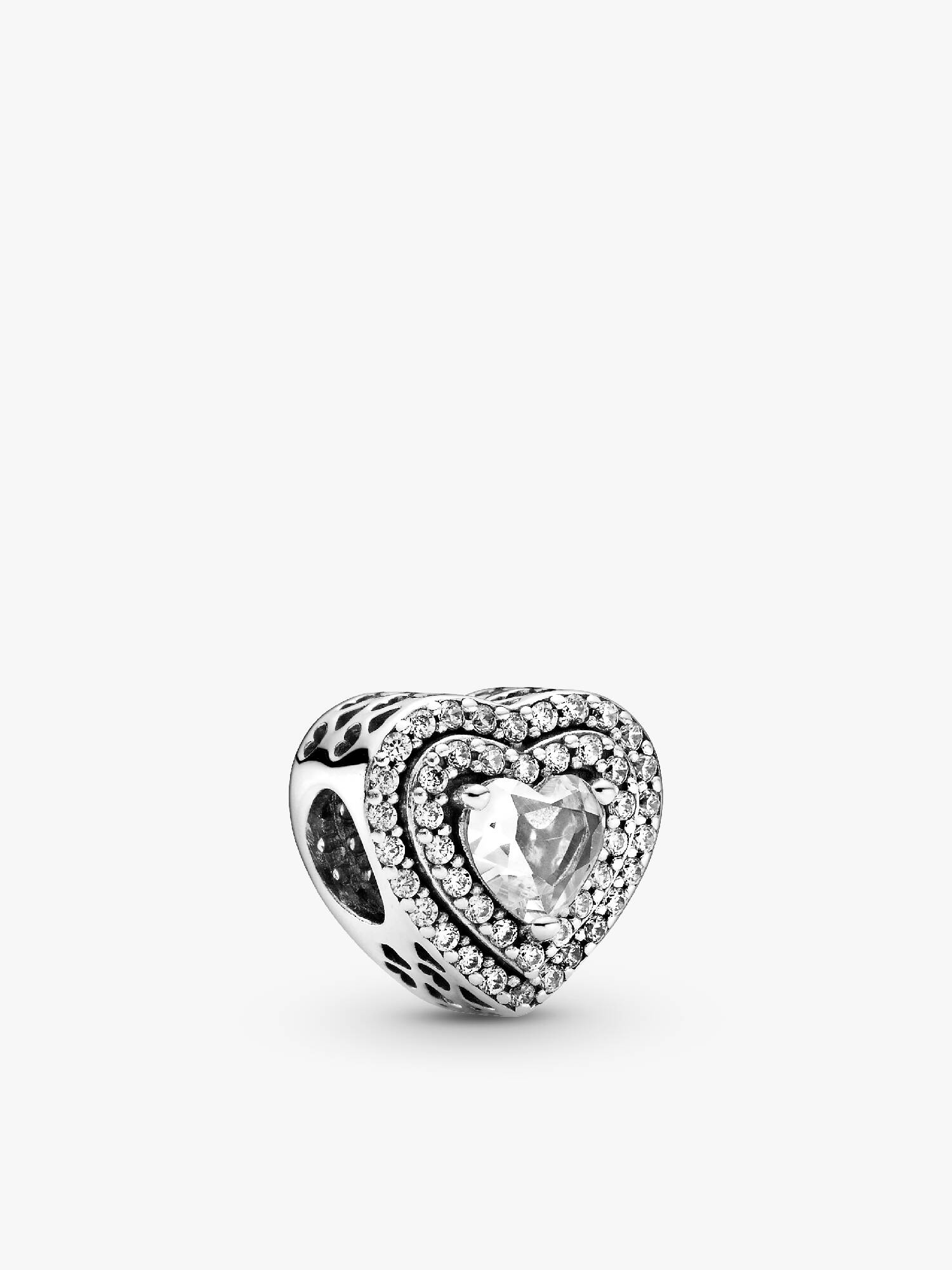 Sparkling Levelled Hearts Charm