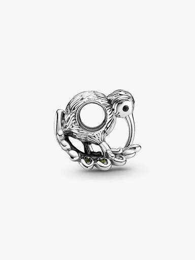 Kiwi & Fern Leaf Charm