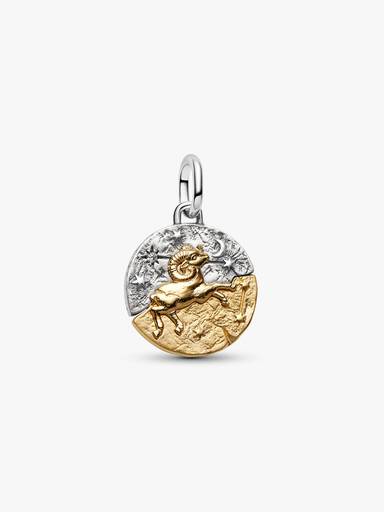 Aries Zodiac Medallion Charm