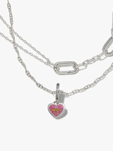 Pōhutukawa Heart Tag Charm by Dreamgirls