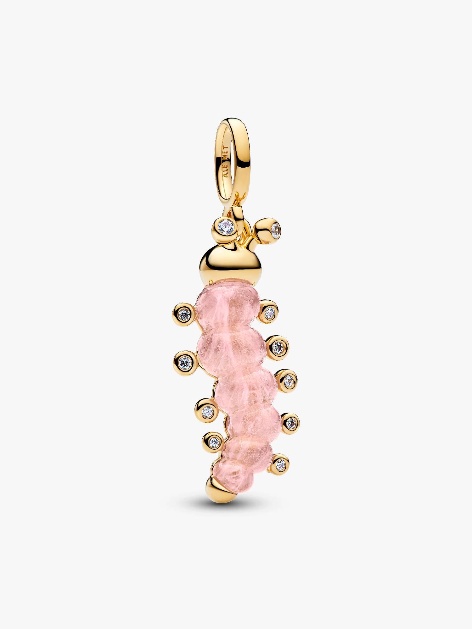 Pink Caterpillar Charm