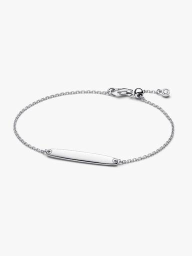 Engravable Bar Chain Bracelet
