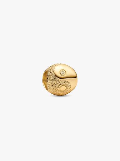 Textured Yin and Yang Mini Charm