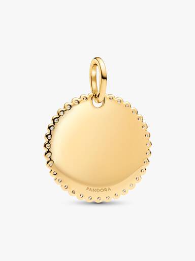 Engravable Round Tag Pendant