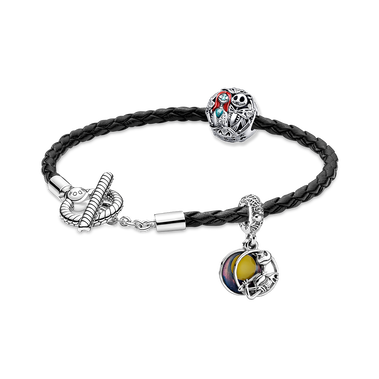 Nightmare Before Christmas Charm and Bracelet Set