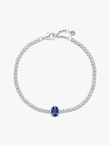 Sparkling Two-Tone Tennis Bracelet