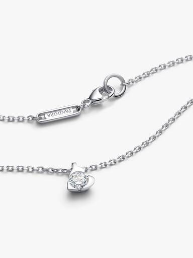 Pandora Talisman Lab-Grown Diamond Heart Pendant Necklace