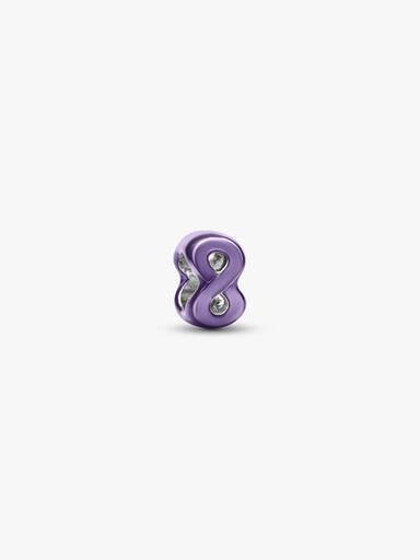 Purple Infinity Mini Charm
