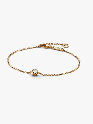 Pandora Era Lab-Grown Diamond Bezel Chain Bracelet