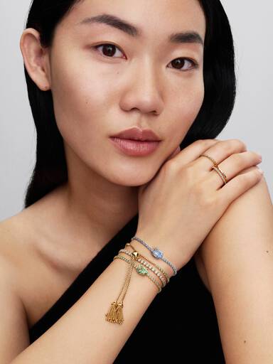 Bridgerton Butterfly Slider Tennis Bracelet