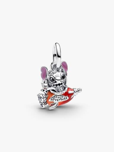 Disney Stitch Rocket Ship Dangle Charm