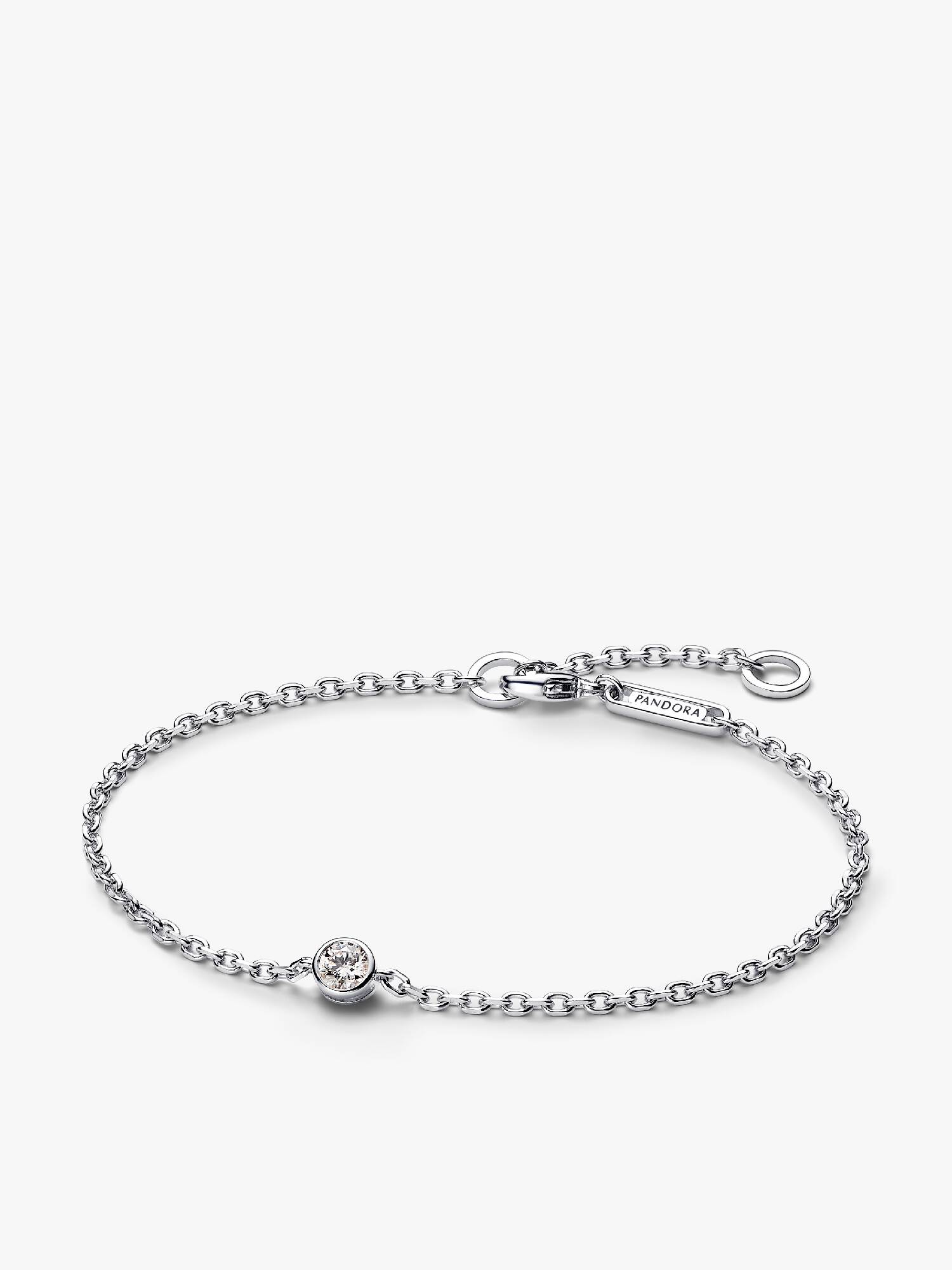 Pandora Era Lab-Grown Diamond Bezel Chain Bracelet