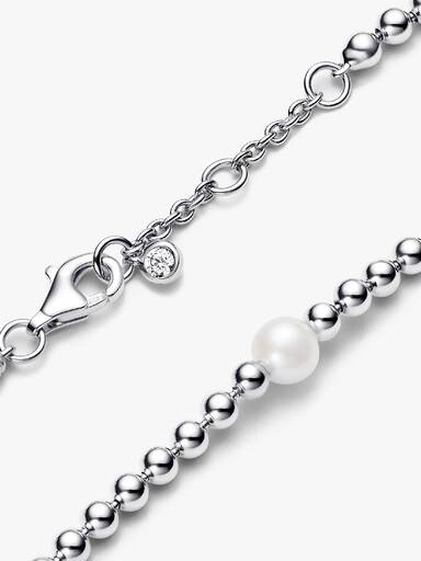 Treated Freshwater Cultured Pearl & Beads Bracelet