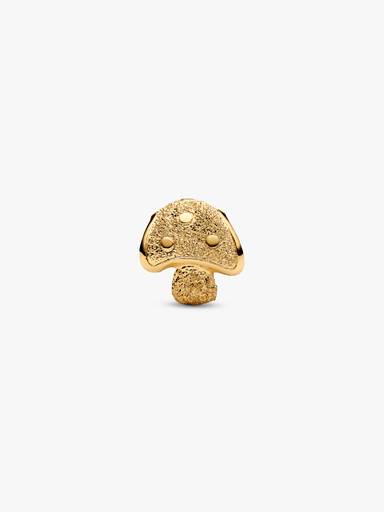 Textured Mushroom Mini Charm