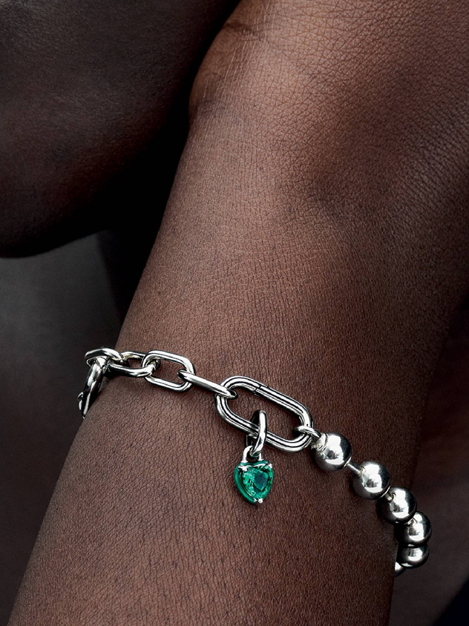 Green Chakra Heart Mini Dangle Charm