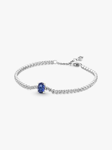 Sparkling Two-Tone Tennis Bracelet