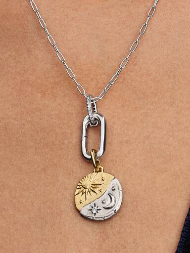 Sun and Moon Talisman Charm