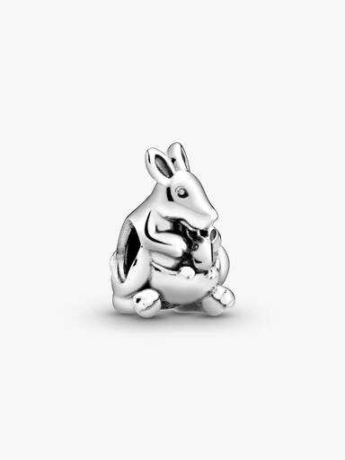 Kangaroo Mum and Baby Charm