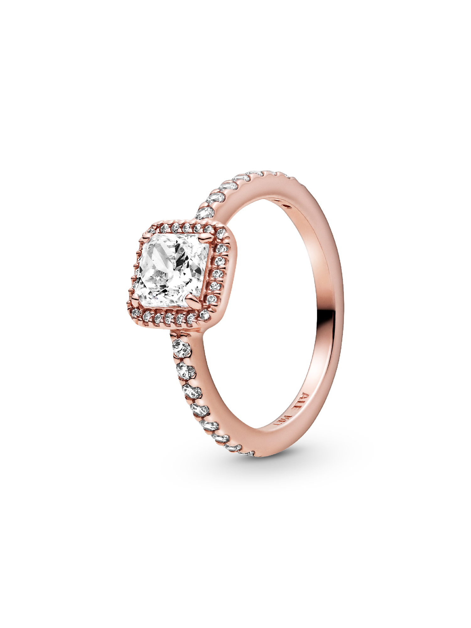 Sparkling Halo Ring