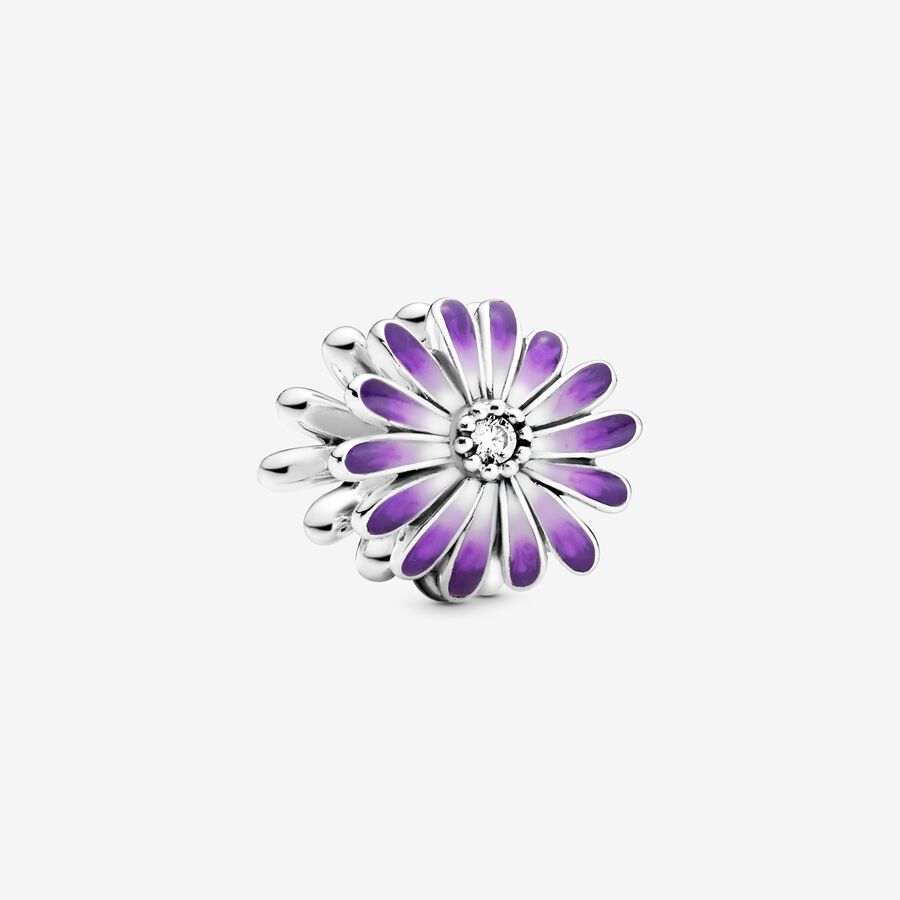 Purple Daisy Charm image number 0