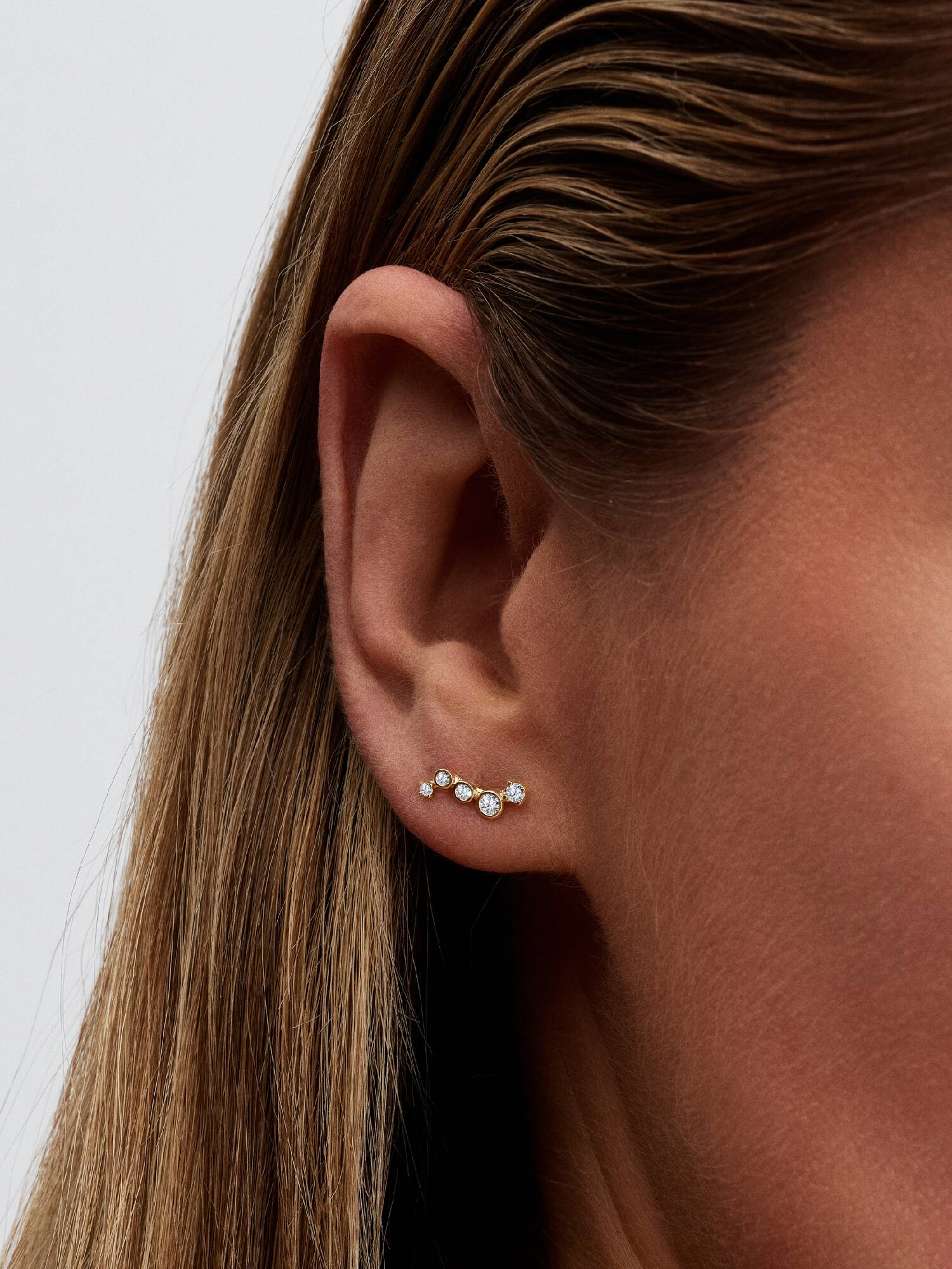 Pandora Era Lab-Grown Diamond Droplet Stud Earrings